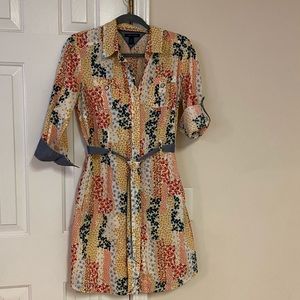 TOMMY HILFIGER 3/4 Sleeve Shirt Dress
